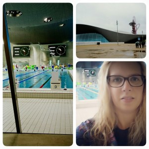 Yesterday I had one of my final training session at the Olympic Aquatics Centre in London